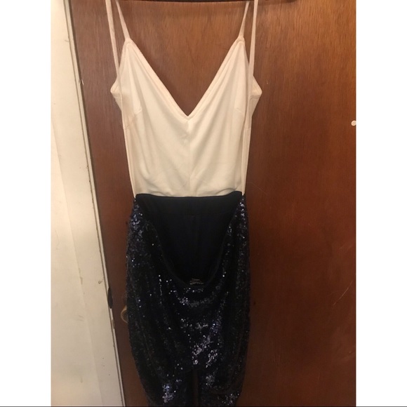 Boutique Two tone sequin jumpsuit - Picture 2 of 2